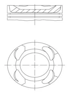 Поршень MAHLE / KNECHT 081 PI 00126 000