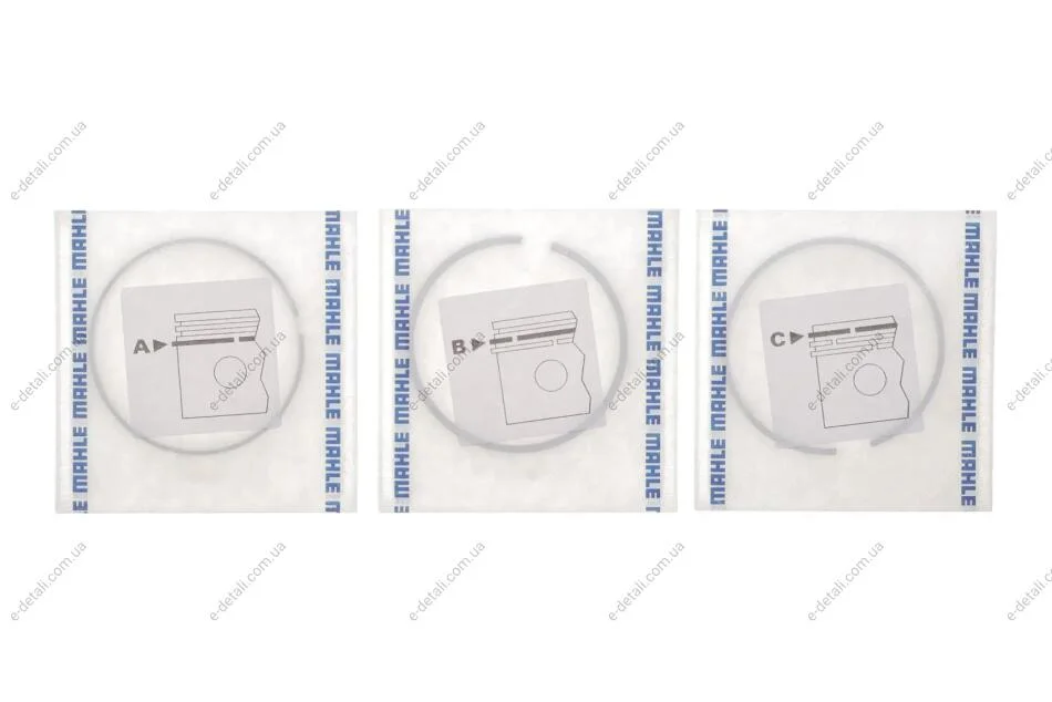 Кільця поршневі MAHLE / KNECHT 081 RS 00128 0N0 (фото 1)