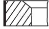 Комплект поршневих кілець Mahle BMW, знято з виробництва MAHLE / KNECHT 08232V0 (фото 1)