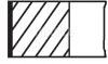 Кільця поршневі BMW 5/6/7 M62/N62 4.4i 96-10 (92.00mm/STD) (1.2-1.5-2) MAHLE / KNECHT 083 23 N0 (фото 2)