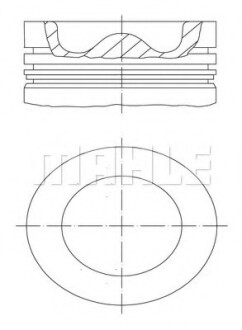 Поршень з поршневими кільцями D =108.0 DEUTZ BF 4M1013/6M1013 MAHLE / KNECHT 099 99 00