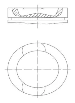 Поршень VOLVO/RVI D11/DXI11 123.0 MAHLE / KNECHT 209 73 00