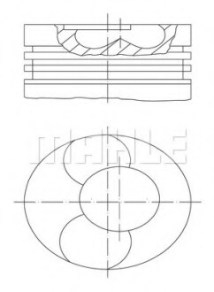 Поршень MAHLE / KNECHT 2283100