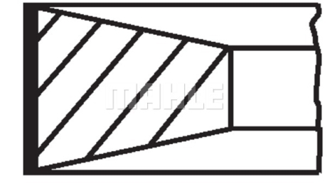 Кільця поршневі,комплект MAHLE / KNECHT 228 90 N0