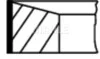Кольца поршневые MAHLE / KNECHT 676 13 N0 (фото 1)