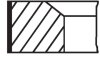 Кільця поршневі MAHLE / KNECHT 676 RS 00138 0N0 (фото 1)