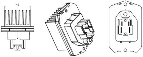 Елемент регуляції повітря MAHLE / KNECHT ABR76000S