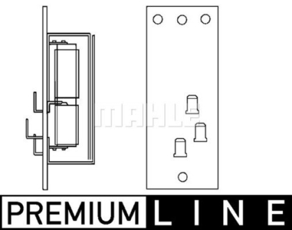 Регулятор печки, MAN F 90/M 90 MAHLE / KNECHT ABR 83 000P