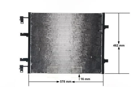 Радиатор кондиционера MAHLE / KNECHT AC 708 000S