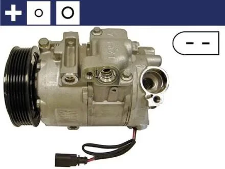 Компрессор кондиционера Audi A2 01-05/Seat Ibiza 02-15/Skoda Fabia 99-14/VW Polo 01- MAHLE / KNECHT ACP 18 000S