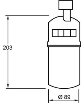 Осушитель MAHLE / KNECHT AD 275 000S (фото 1)