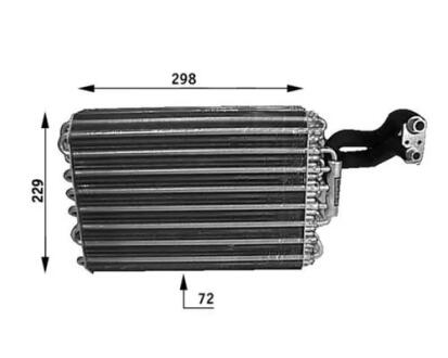 Испаритель кондиционера MAHLE / KNECHT AE 31 000S