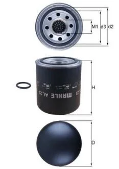 Картридж осушувача повітря MAHLE / KNECHT AL 23