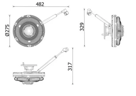 Віскозна муфта MAHLE / KNECHT CFC269000P