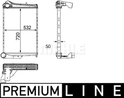 Интеркуллер MAHLE / KNECHT CI182000P