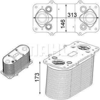 Интеркуллер MAHLE / KNECHT CI232000P