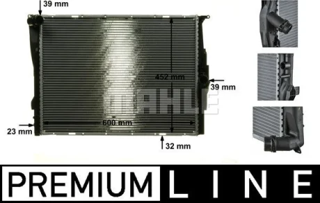 Радіатор 460 mm BMW MAHLE / KNECHT CR 1090 000P
