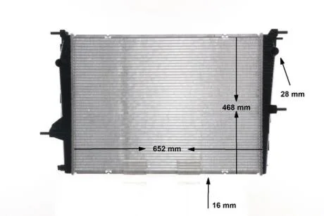 Радіатор охолодження MAHLE / KNECHT CR 1197 000S