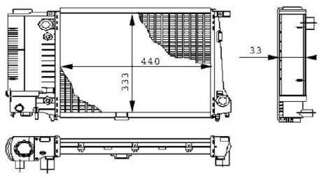 Радиатор охлаждения MAHLE / KNECHT CR 264 000S