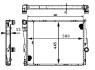 Радиатор 445 mm BMW 3 (E46) / Z4 (E85) MAHLE / KNECHT CR455000P (фото 2)