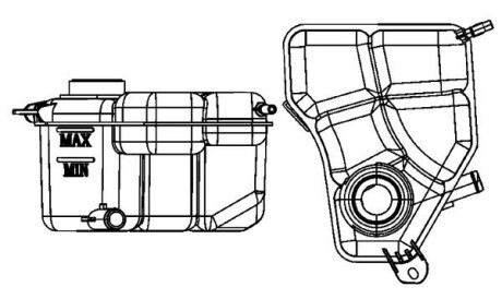 Бачок розширювальний MAHLE MAHLE / KNECHT CRT 133 000S