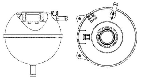 Бачок розширювальний MAHLE MAHLE / KNECHT CRT 23 000S