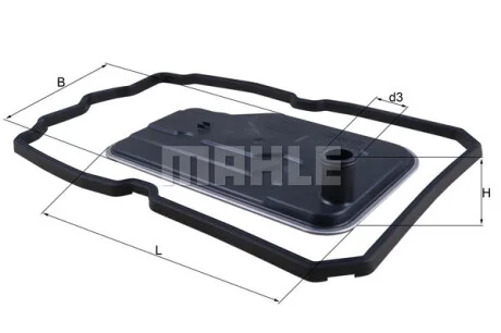 Фильтр АКПП MB E-class (W211/W212) 03- (с прокладкой) MAHLE / KNECHT HX 124D