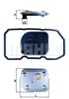 Фільтр АКПП MB W169/W245 04- MAHLE / KNECHT HX 158D