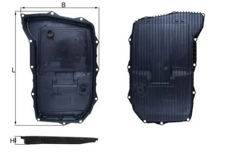 Фільтр АКПП Audi A4/A5/A8/Q5/Q7/VW Touareg 2.0 TDI/2.0 TFSI/3.0 TDI 15- MAHLE / KNECHT HX 255