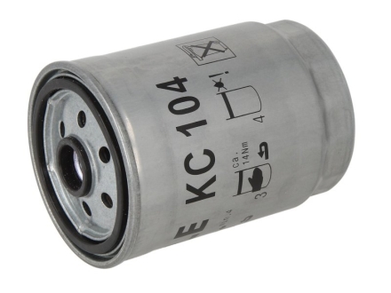 Фільтр паливний MAHLE / KNECHT KC 104 (фото 1)