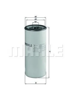 Фільтр паливний Mahle MTU, знято з виробництва MAHLE / KNECHT KC233