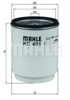 Паливний фільтр MAHLE / KNECHT KC491D