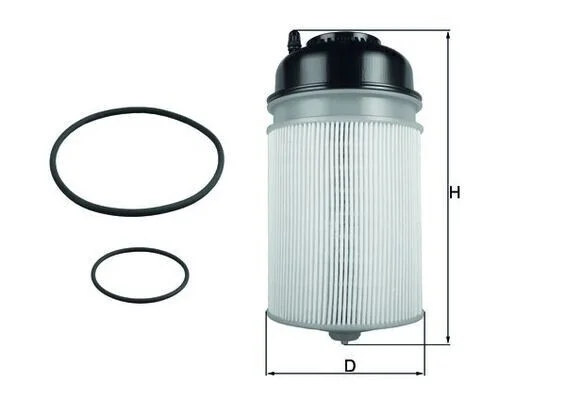 Топливный фильтр MAHLE / KNECHT KX400D (фото 1)
