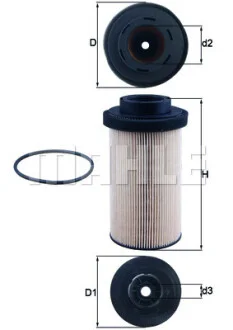 Фильтр топливный MB Actros 96-02 MAHLE / KNECHT KX 80/1D