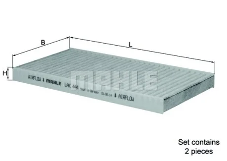 Фільтр салону MAHLE / KNECHT LAK 444/S