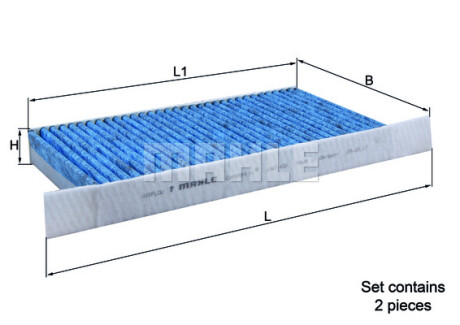 Фильтр салона MAHLE / KNECHT LAO426S