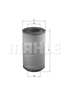 Фильтр воздушный DAF MAHLE / KNECHT LX 1025