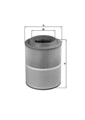 Воздушный фильтр MAHLE / KNECHT LX1072 (фото 1)