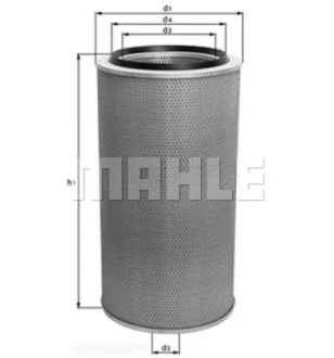 Фільтр повітря MAHLE / KNECHT LX273