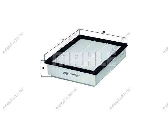Повітряний фільтр MAHLE / KNECHT LX2748 (фото 1)