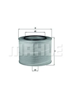 Фильтр забора воздуха MAHLE / KNECHT LX506 (фото 1)