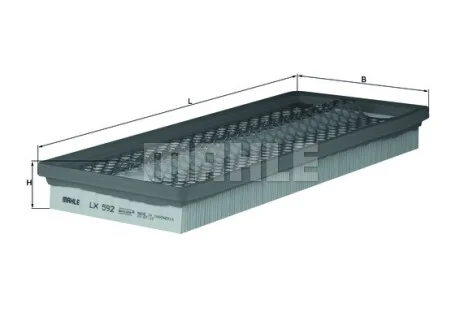 Повітряний фільтр MAHLE / KNECHT LX592