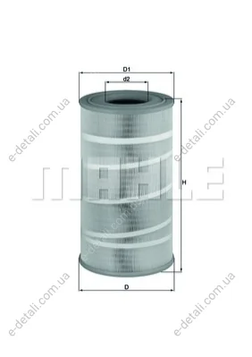 Фильтр воздушный MAN MAHLE / KNECHT LX 7210/7 (фото 1)