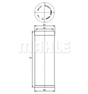 Воздушный фильтр MAHLE / KNECHT LXS7045