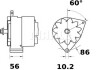 Генератор MAHLE / KNECHT MG195 (фото 1)