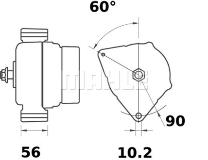 Генератор MAHLE / KNECHT MG312