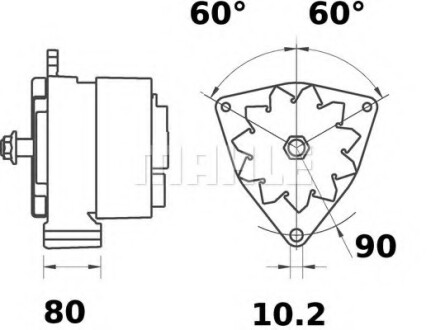 Генератор MAHLE / KNECHT MG 460