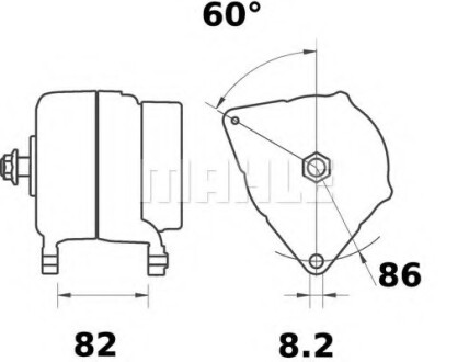 Генератор MAHLE / KNECHT MG560