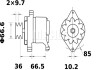 Генератор MAHLE / KNECHT MG580 (фото 2)