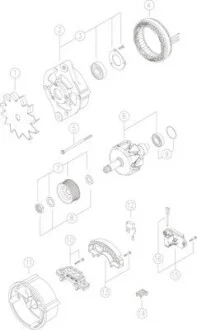 Генератор MAHLE / KNECHT MG607